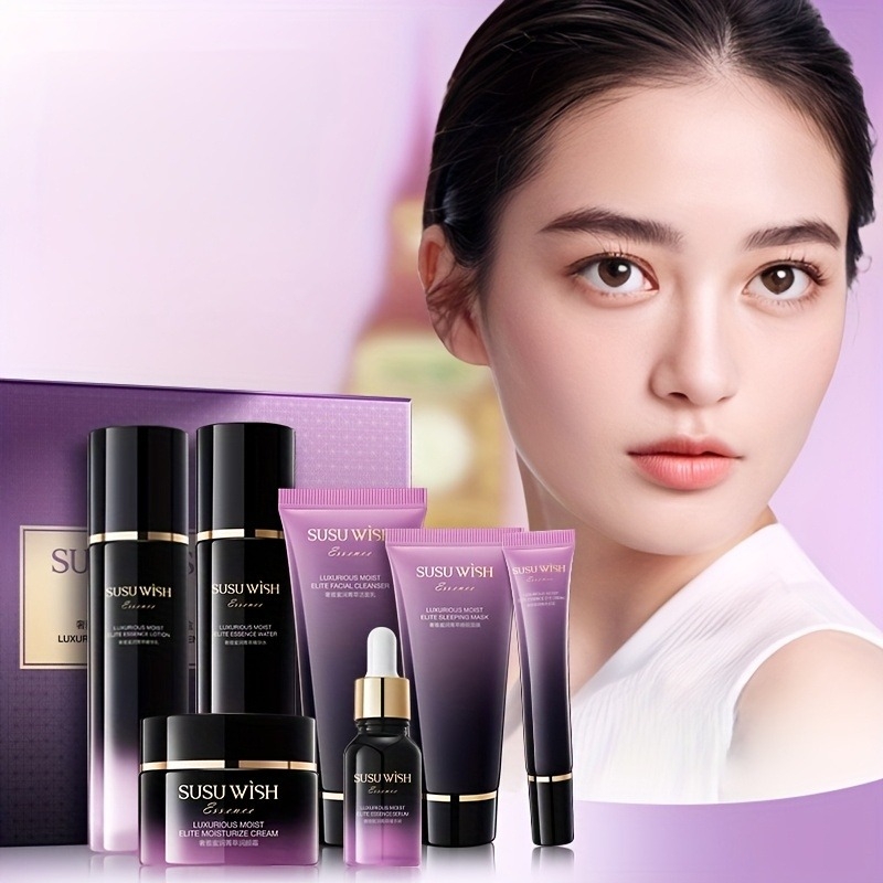 Luxury Skincare Gifts - Luxuriöses und elegantes neunteiliges Feuchtigkeits-Essenz-Set, einschließlich