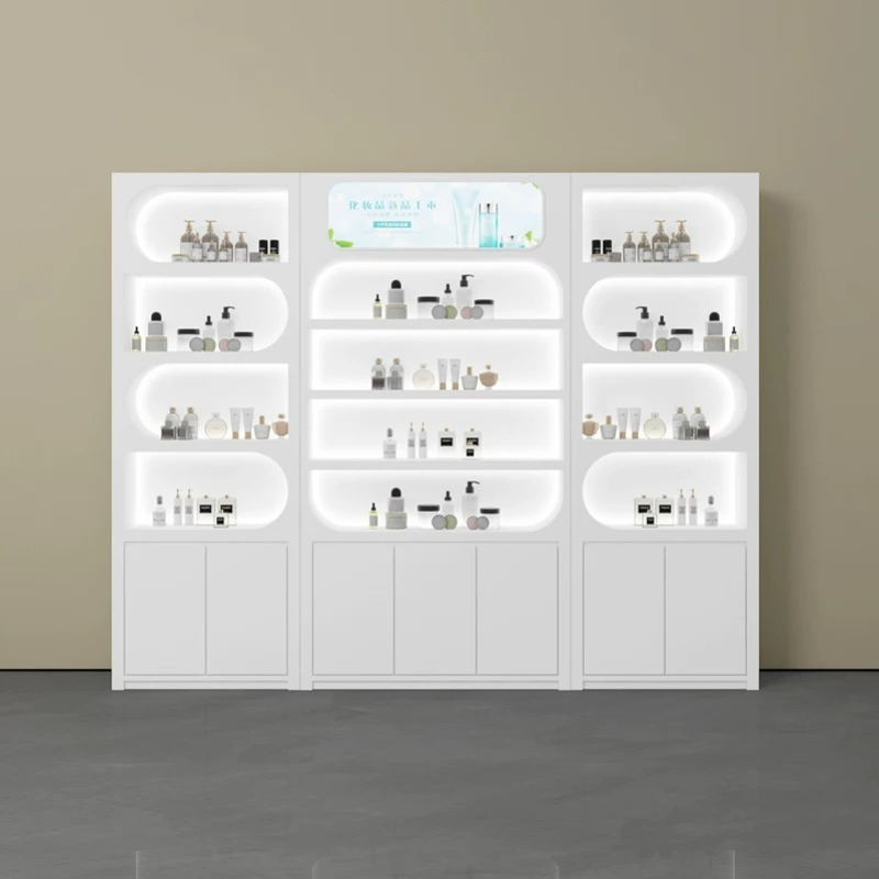 Luxury Skin Care - Nordischer Minimalistischer Schönheitssalon-Vitrinenschrank Moderner Luxus-Hautpflegeprodukte-Nagelstudio-Vitrinenschrank Büromöbel