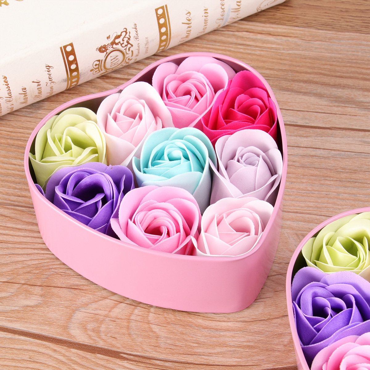Rosen-Seifenblumen-Set in Eleg – Luxury Skincare Gifts Bewertung und Preis