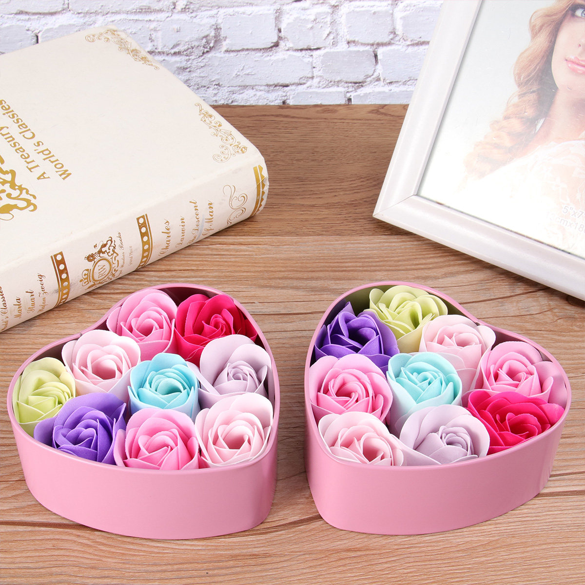 Rosen-Seifenblumen-Set in Eleg – Luxury Skincare Gifts Bewertung und Preis