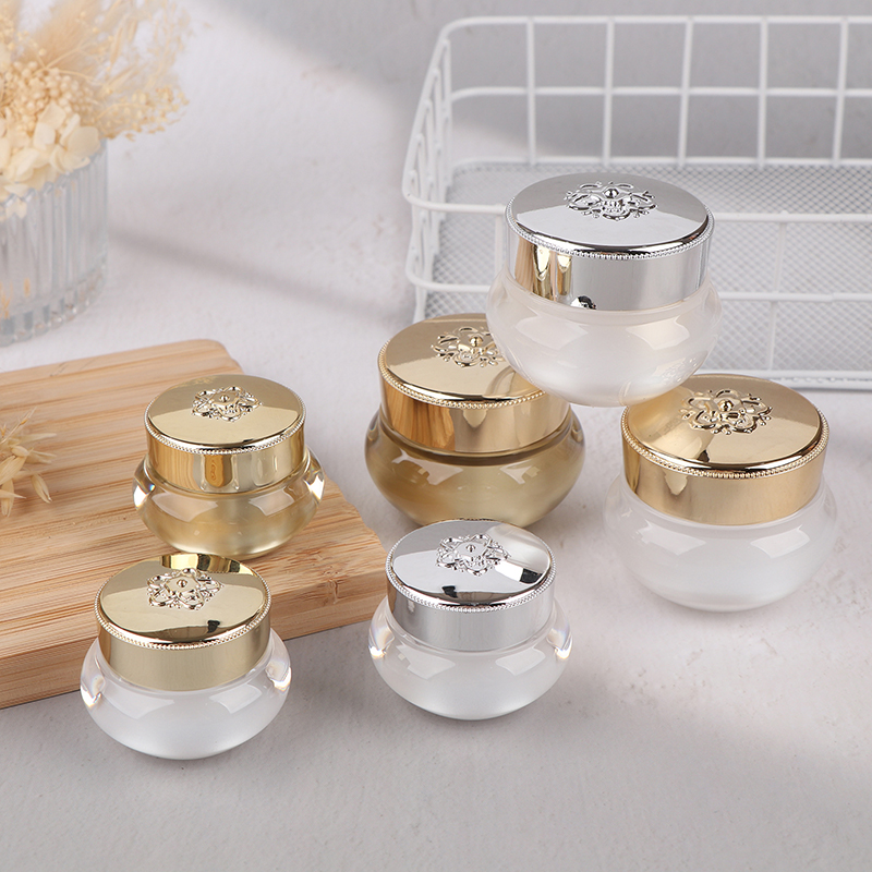 Leere Acryl-Reise-Cremetiegel  – Luxury Skin Care Bewertung und Preis