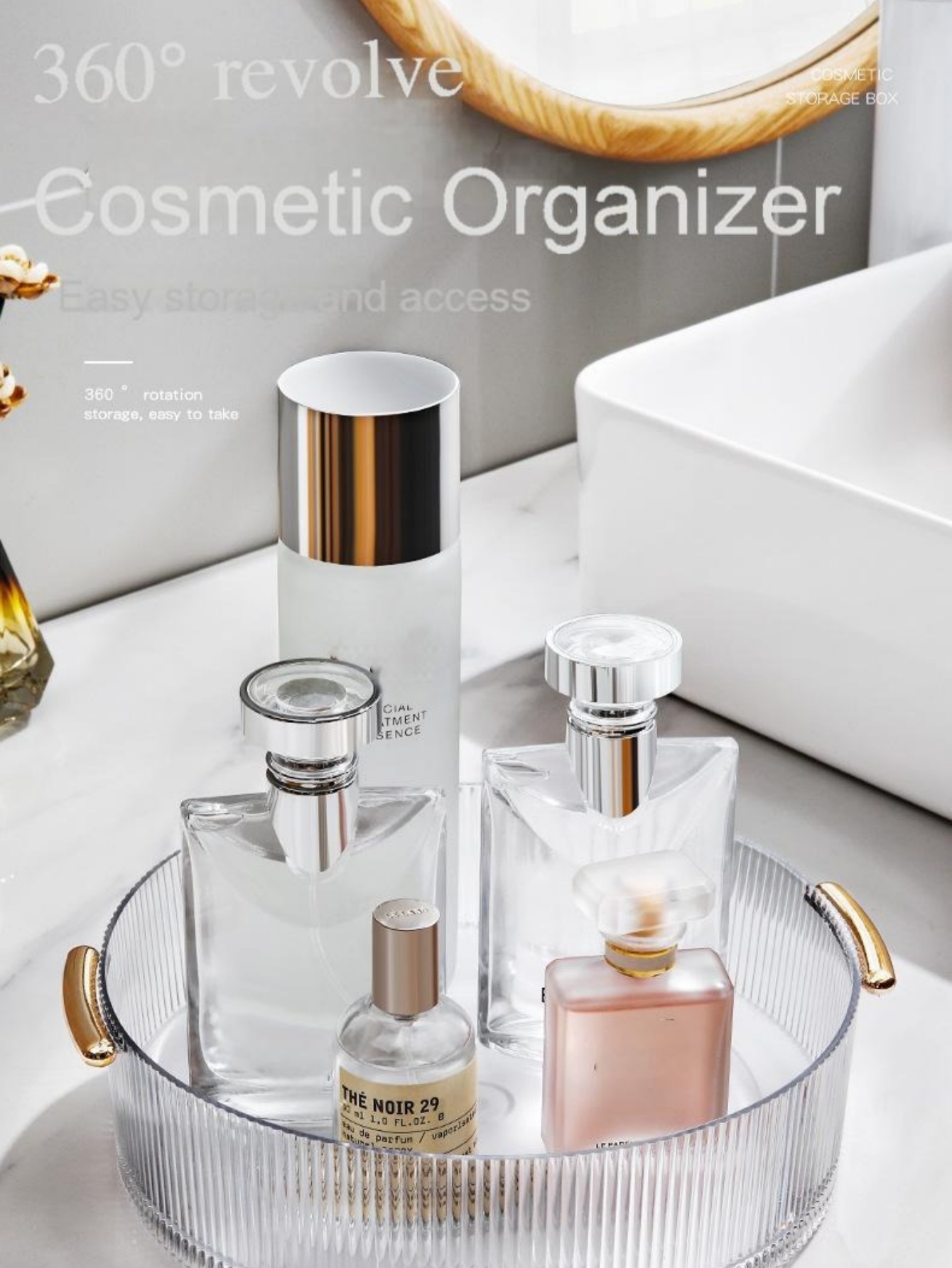 Vertikal geripptes transparent – Luxury Skincare Gifts Bewertung und Preis
