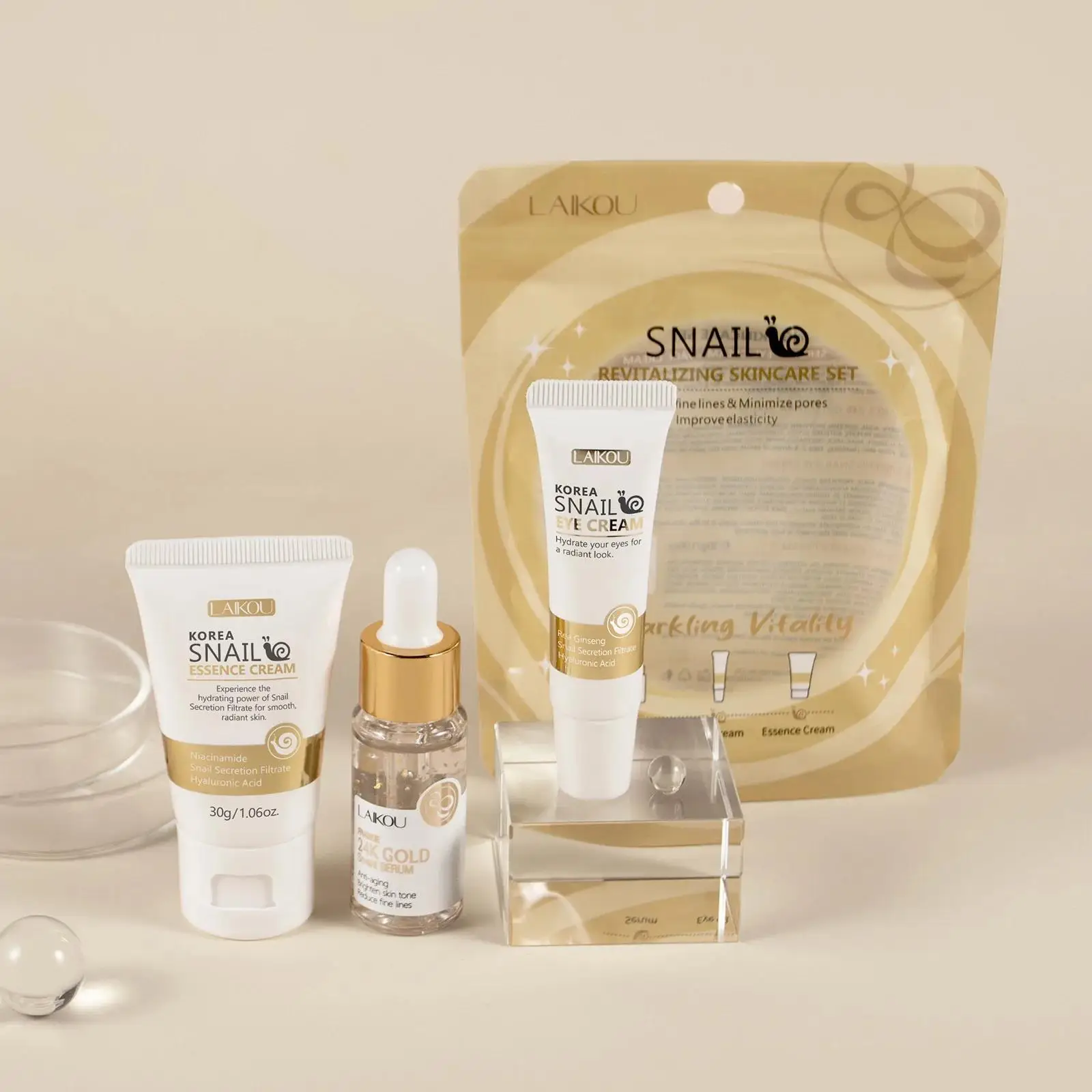 24K Gold Snail Repair Serum Au – Luxury Natural Skincare Bewertung und Preis